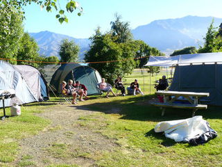 Camping at the Holiday Park